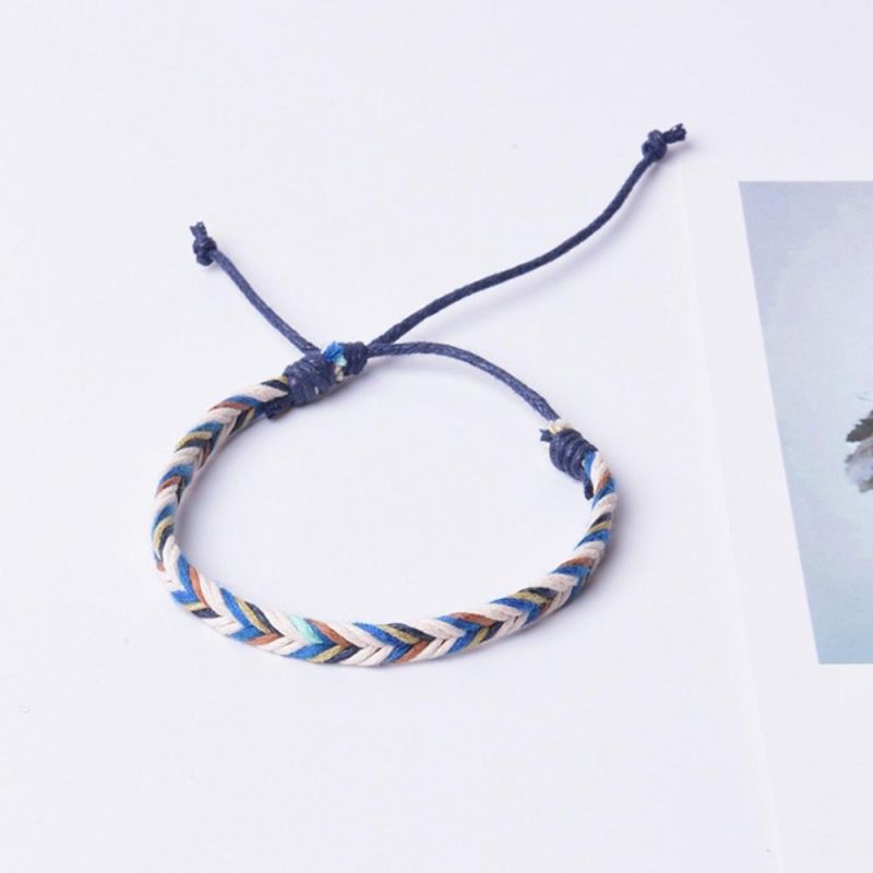Colorful Couple Braided Rope Ethnic Wind Hand-Woven Bracelet