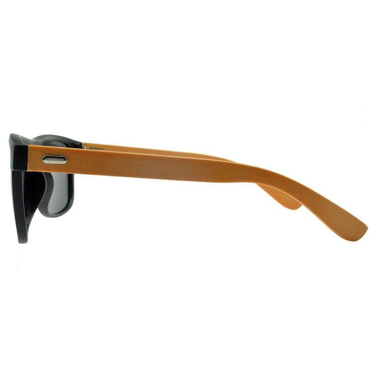 2017 Square Shape Fashion Sunglasses with Bamboo Temples