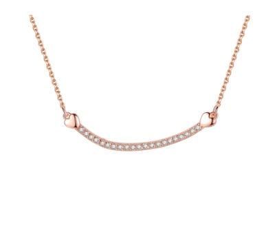 Korean Edition S925 Silver Necklace Female Collarbone Chain