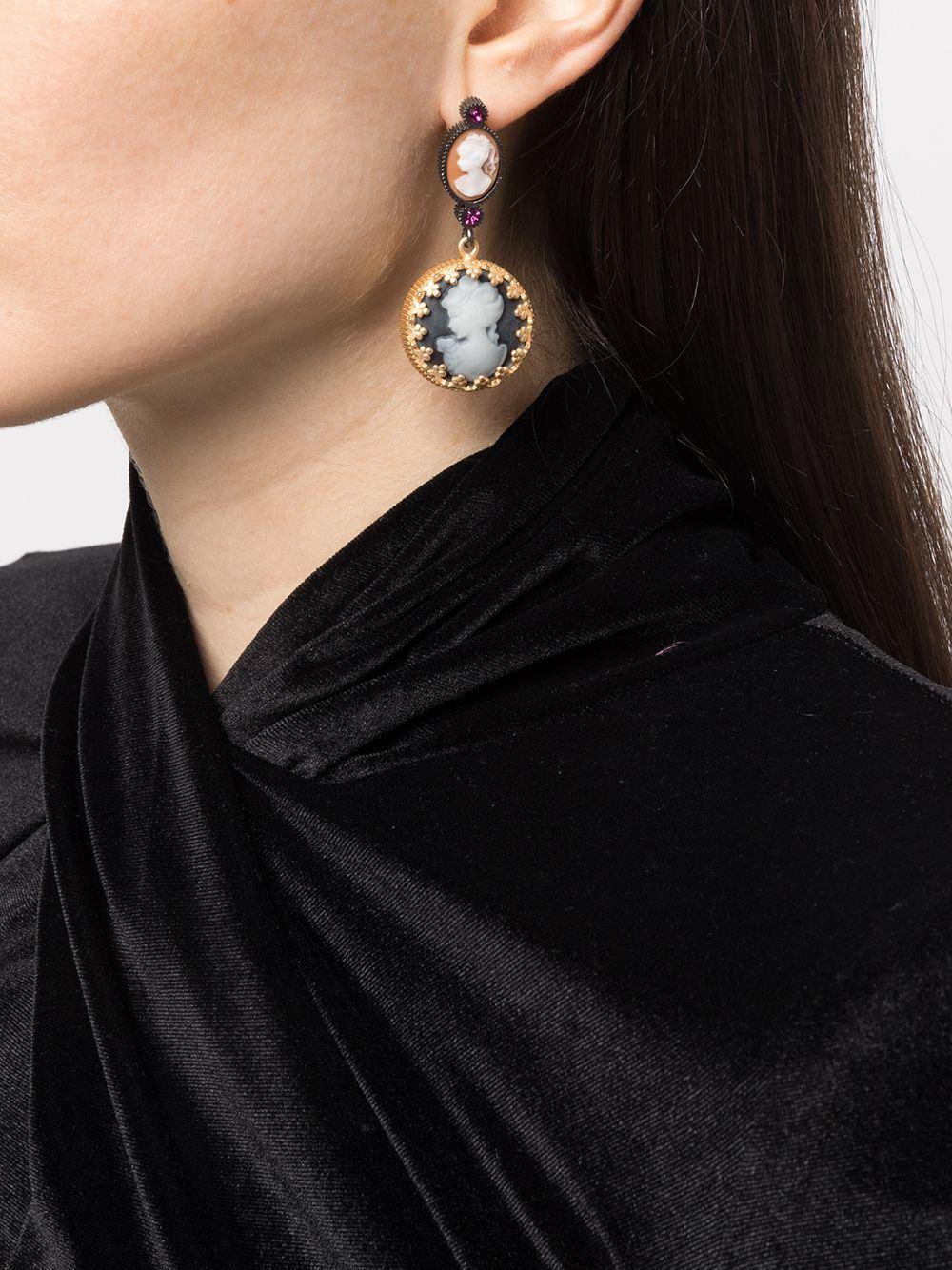 Fashion Vintage Human Head Earrings Jewelry