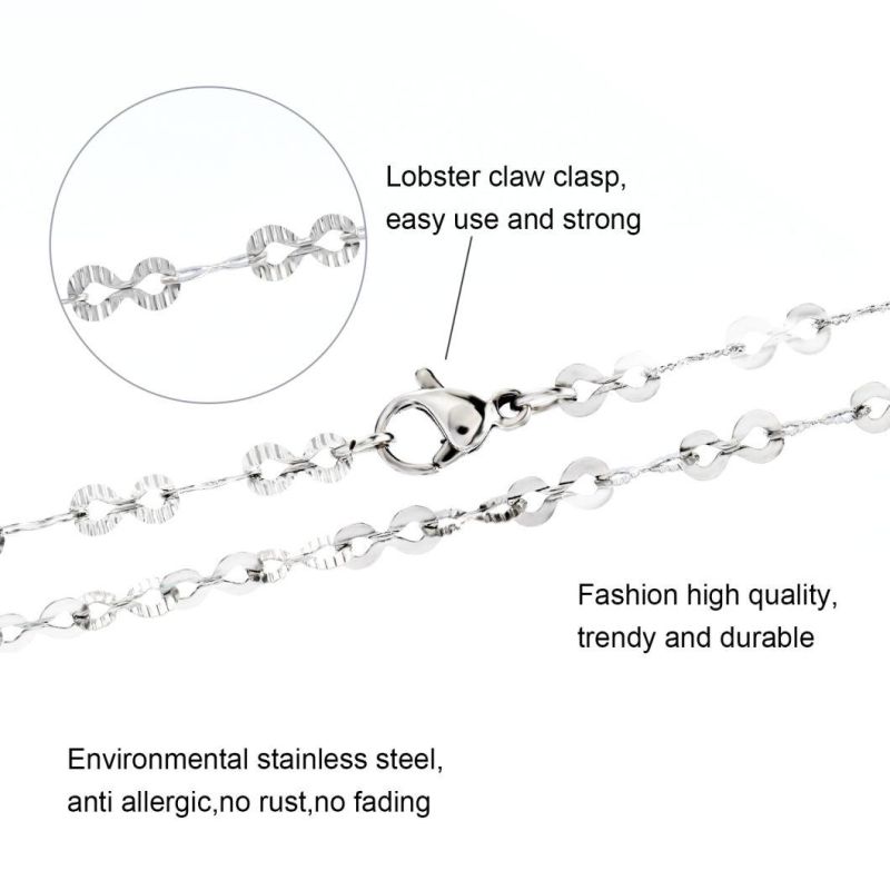 OEM Fashion Jewelry Eight Figure Chain Bracelet Necklace Handcraft Gift