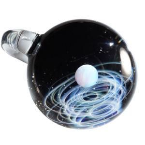 Handmade Glass Art, Galaxy Pendant Necklace, Universe in Glass Balls. Gifts in Box