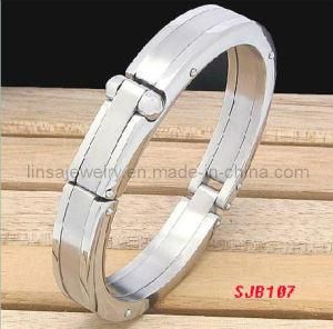 Fashion Men&prime;s 316L Stainless Steel Bracelet (SJB107)