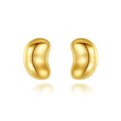Fashion Jewellery Consumed Beans Fine Needle Earrings Ear Stud