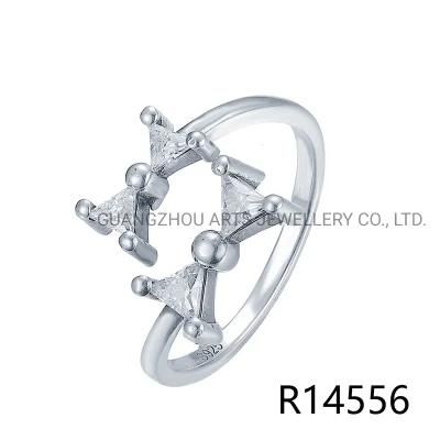 Wholesale 925 Sterling Silver Fashion Personality Double Bowknot Ring