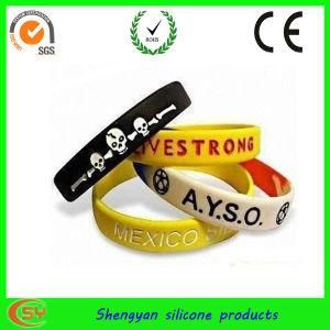 Rubber Silicone Wristband for Basketball Team