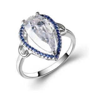 Beautiful Jewelry White Topaz Gemstone 925 Sterling Silver Ring