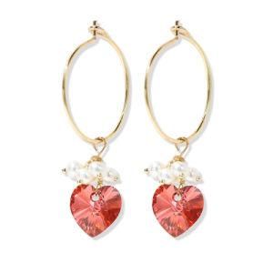 Mdw 18K Gold Earrings, High Quality Hoop Earring, 18K Gold Plated Fashion Earrings for Women