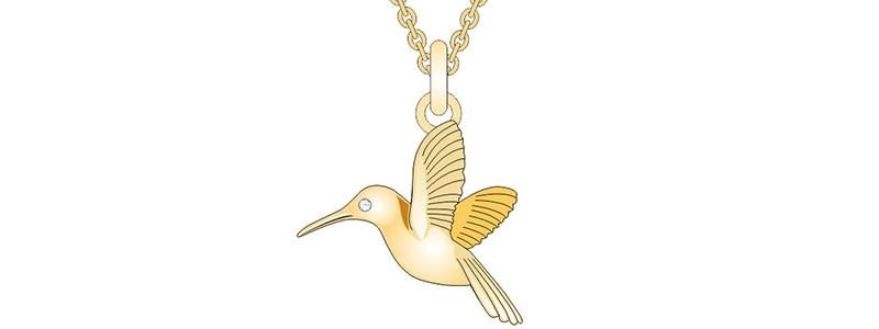 Cost-Effective Golden Bird Shape Jewelry Set for Women