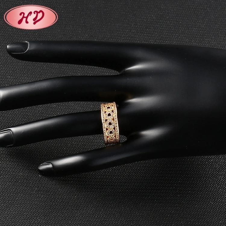 Fashion 18K 14K Gold Plated Wedding Engagement Jewelry Stainless Steel Silver Man Finger Rings Design