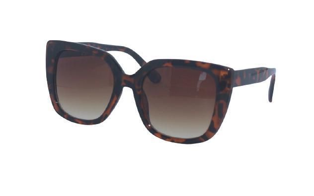 Plastic Large Square Vintage Translucent Inspired Frame Trendy Sunglasses