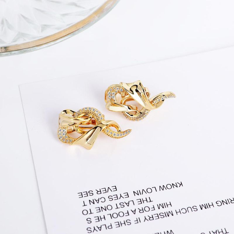 New Arrival Colorful Earrings for Women Simple Style Gold Color Earrings Jewelry Wholesale Earring Girl