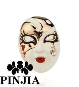 Human Face Ring Inlay Swa Element Crystal Fashion Ring
