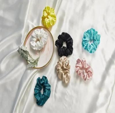 100% Pure Mulberry Charmeuse Silk Scrunchies