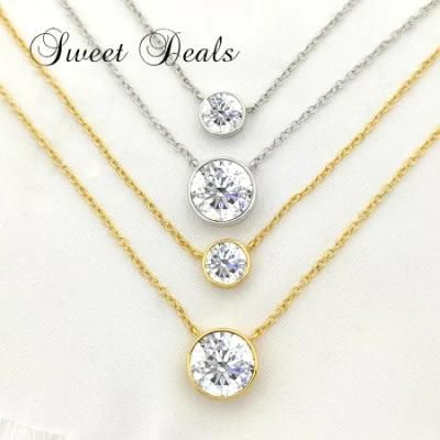 Fashion Double Wishing Ball Necklace Clavicle Chain Jewelry