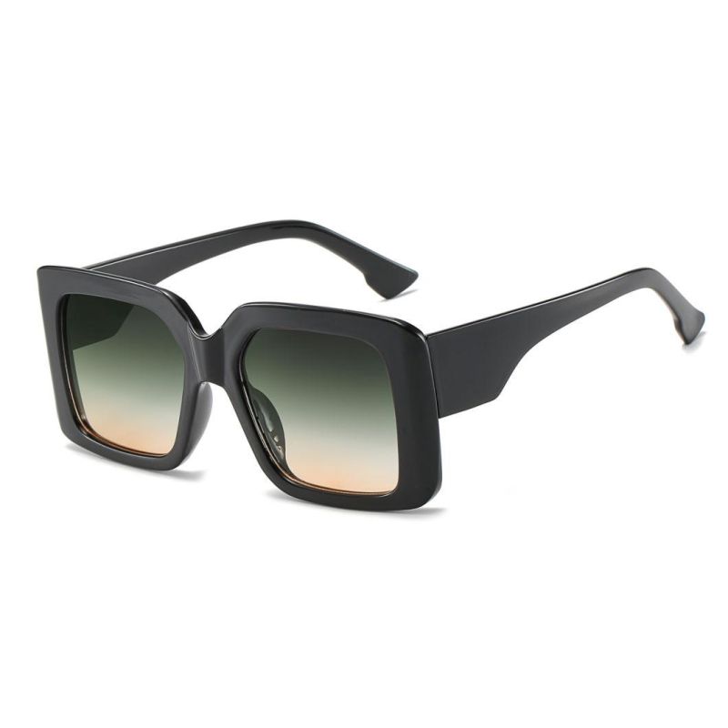 2020 Ready Made Hot Selling Square Shiny Women Fashion Sunglasses