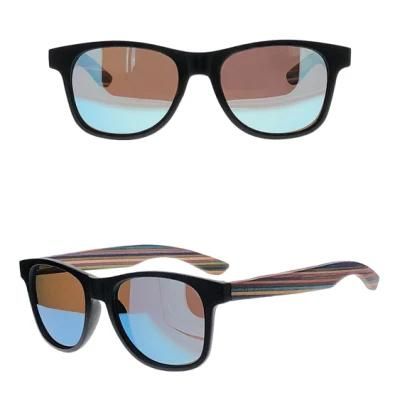 Colorful Temples Wooden Fashion Sunglasses