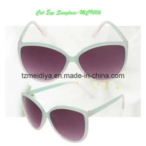 Cat Eyes Sunglasses W/ 100% Protected Lens FDA/CE Certified (MC9006)
