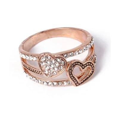Best Price Fashion Jewelry Heart Shape Gold Ring