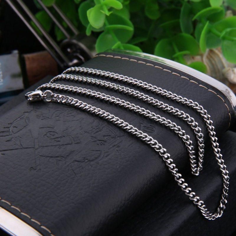 Fashion Hip Hop Necklace Curb Chain for Handcraft Jewelry Design