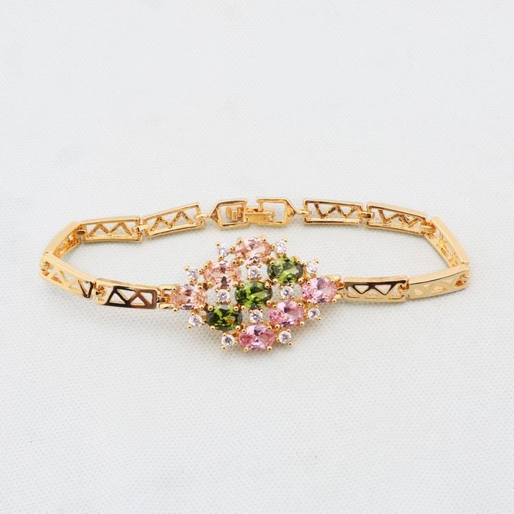 Fashion Style 14K 18K Gold Jewelry Bracelet for Girls Women