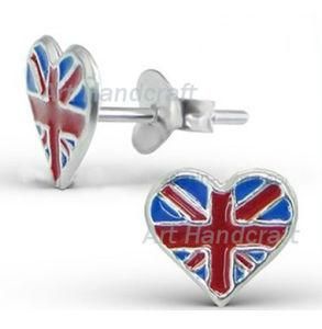 Heart Shape Earring Paint Colorfully (AEA1309)