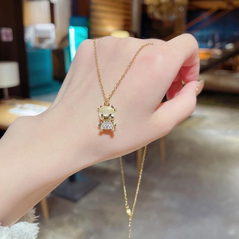 Gold Plated Dainty Pendant Necklace Gold Necklaces for Women