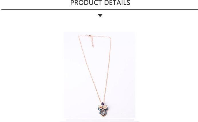 2020 Year Fashion Jewelry Owl Shape Gold Pendant Necklace