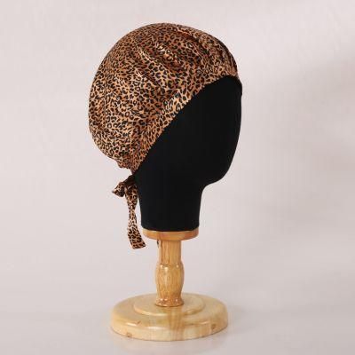 Wholesale Luxury Sleeping Bonnets Silk Durag Headband Head Tie Bonnet