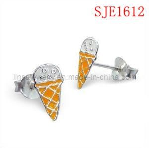 Icecream Design Stainless Steel Earrings Jewellery (SJE1612)