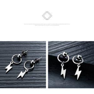 Lightning Stainless Steel Ear Stud