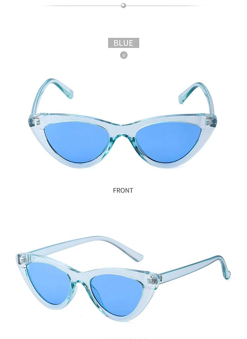 Women Cheap Wholesale High Quality Sun Glasses UV400 Custom Logo Cat Eye Frame Trendy Fashion Sunglasses Wholesale Sunglass
