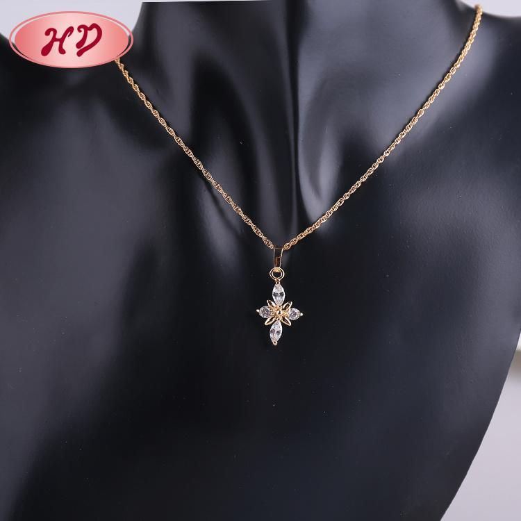 Copper Alloy 18K Gold Plated Women Party Jewelry Sets with Crystal CZ Pearl