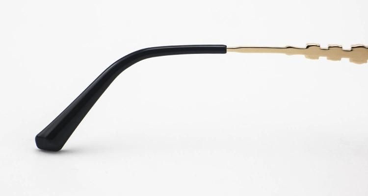 Bonzer Diamond Frameless Women Gold Sunglasses