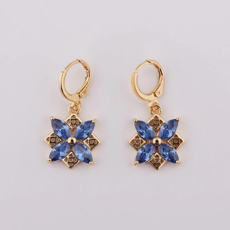 Wholesale 2020 New Fashion 18K Gold Plated Style Cubic Zircon Long Drop Earring for Womens Jewelry