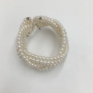 Fancy Cheapest Imitation Pearl Bracelet with Layers