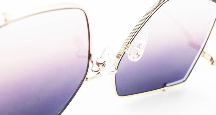 Square Metal Frame Wholesale Sunglasses for Women
