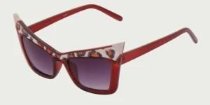 Fashion Sunglasses W/Lether and Metal Eyebrow\ (M6149)