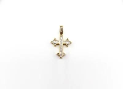 2021 Hip Hop Cross Cuban Chain Pendant Diamond Jewelry