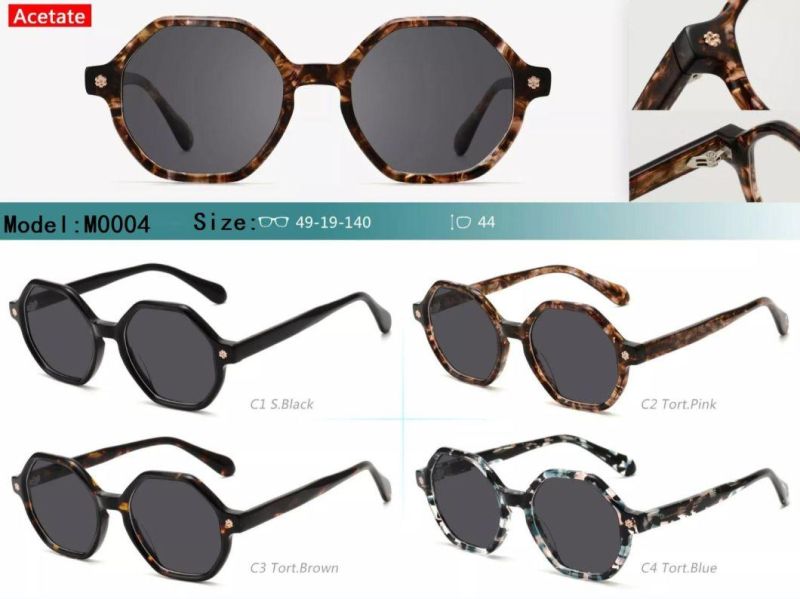2022 Trendy Acetate Sunglasses UV Protection Shenzhen Supplier Sunglasses