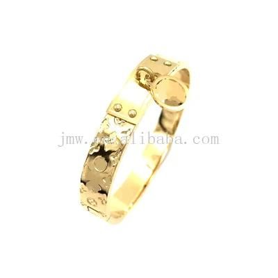 Popular Design Engraved Bracelet for Women 316L Stainless Steel Jewelry