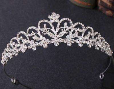 Wedding Crystal Tiara Crown, Bridal Crystal Tiara Crown, Silver Tiara,