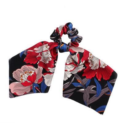Best Selling Flower Pattern Headband Hair Scarf Scrunchies for Wholesale