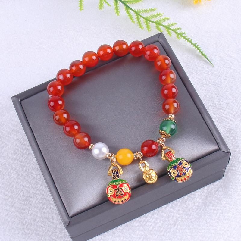 Fashion Jewelry Antique Red Agate Bracelet