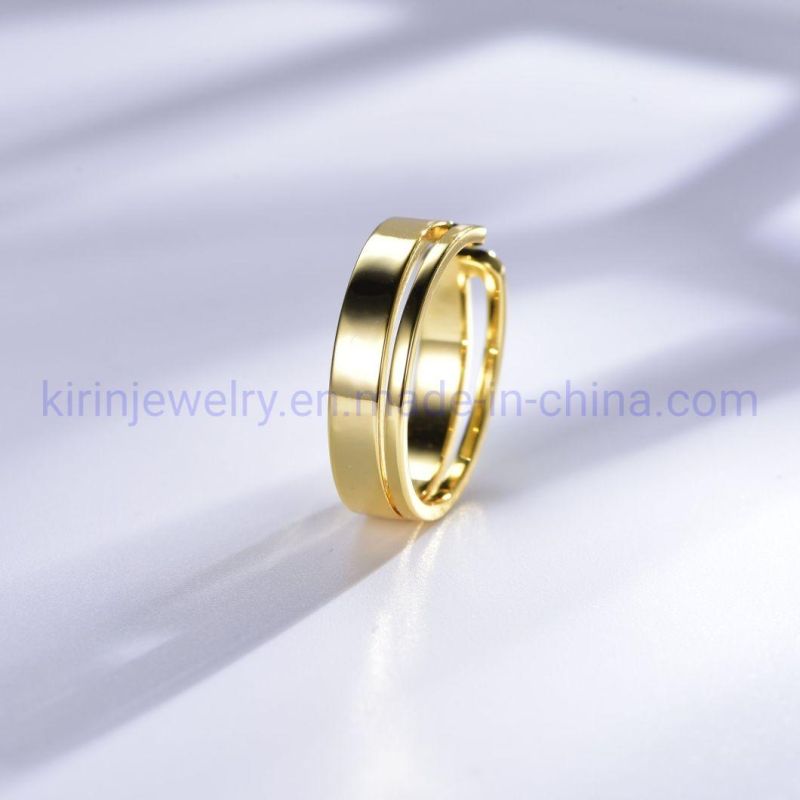 Anillo De Oro 14K 18K Gold Resizable Rings Women Resizable Rings 925 Silver Adjustable Gold Plated Rings