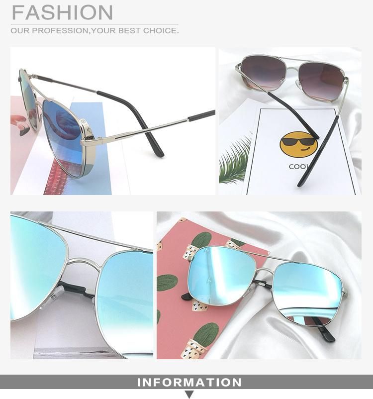 2020 New Metal Mirror Eyeglasses Eyewear Women Sunglass Polarized Fashion Glasses Sunglasses for Unisex