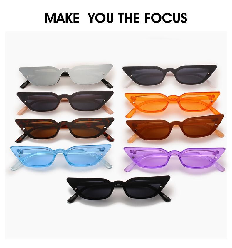 Sunglasses Personality Piece Transparent Purple Sunglasses Female Cross-Border Street Shooting Glasses