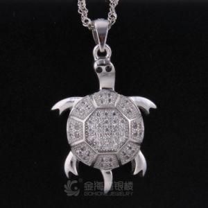 Fashion New Sealife Turtle Pendant Jewelry in Silver 925