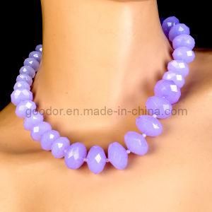 Purple Beaded Necklace (GD-AC180)