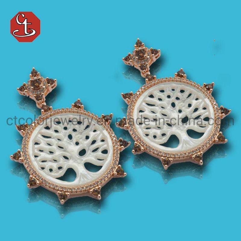 Mother of Pearl Earring Korea Version Designs Fashion Shell Earrings